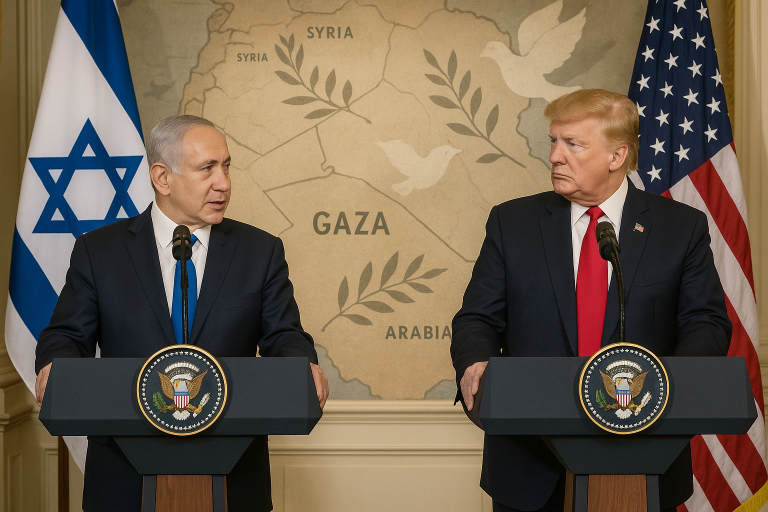 Trump unveils 20 point Gaza peace plan backed by Netanyahu